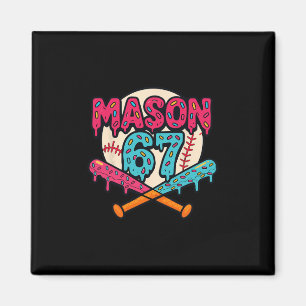 Mason 67 Roligt Grafik för Glass Drippande Säljer  Magnet