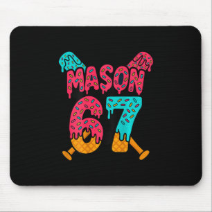 Mason 67 Roligt Ice Cream Drip Sälj Meme Design 1 Musmatta