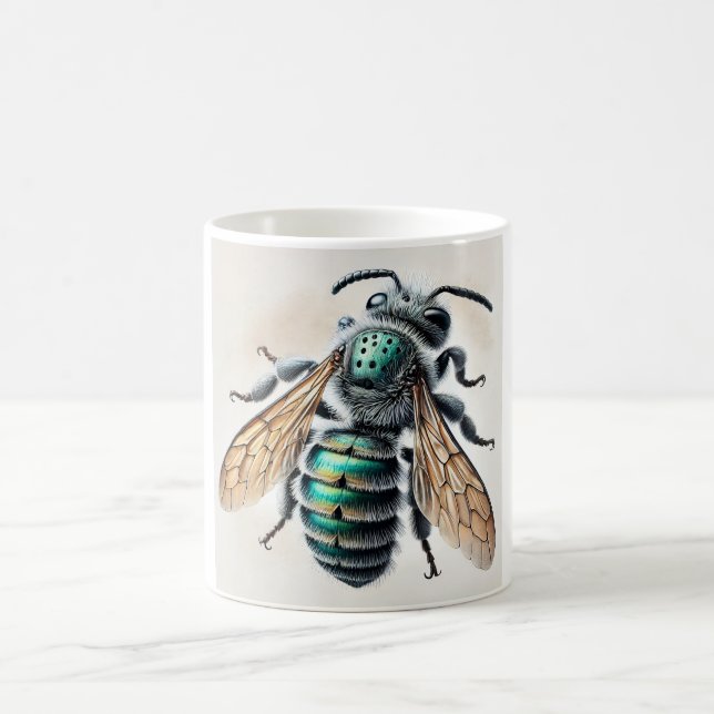 Mason Bee 161024IREF237 - Watercolor Kaffemugg (Center)