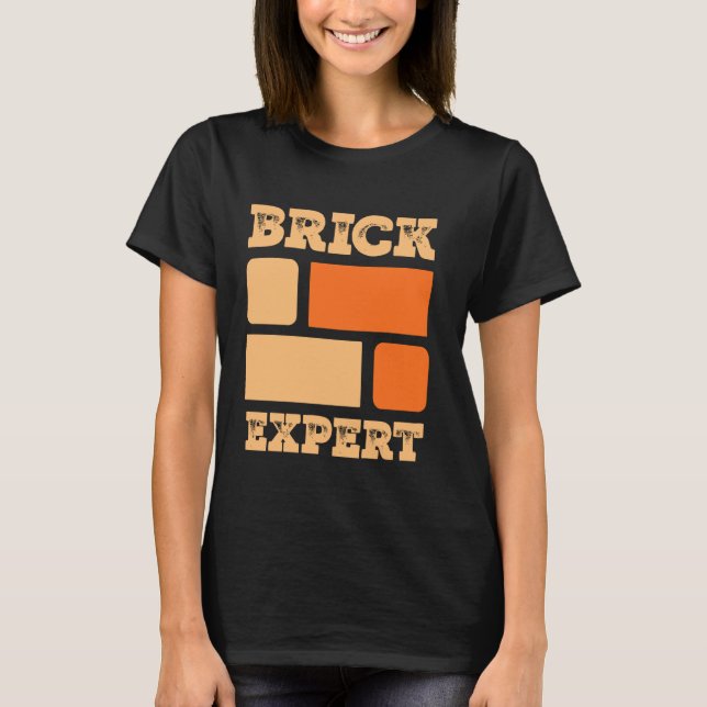 Mason Brickayer Carpentry T Shirt (Framsida)