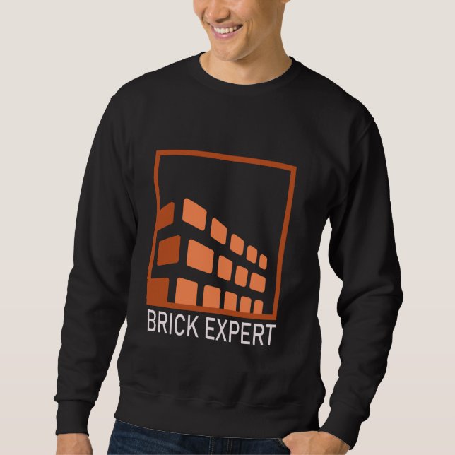 Mason Brickayer Lång Ärmad Tröja (Framsida)