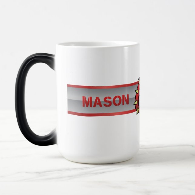 Mason Bullhund #4 Magisk Mugg (Vänster)