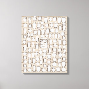 Mason Burk - 100 Namnteckning Canvas Guest Bok