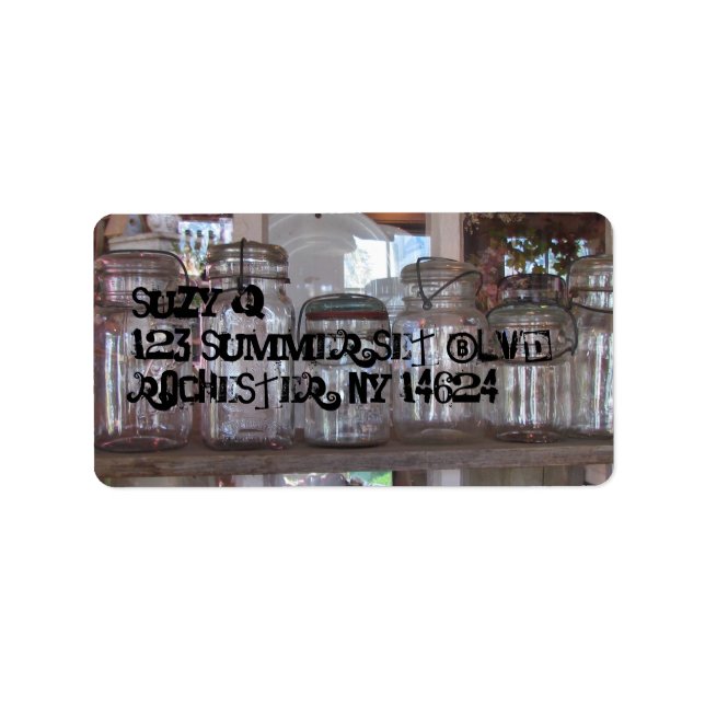 Mason Burk - Adressetiketter (Framsidan)