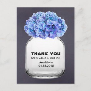 Mason burk blue hydrangea tackkort hydrangea7 vykort