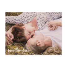 Mason Burk & Fireflies Rustic Bröllop spara datum