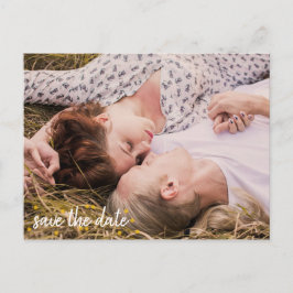 Mason Burk & Fireflies Rustic Bröllop spara datum Meddelande Vykort