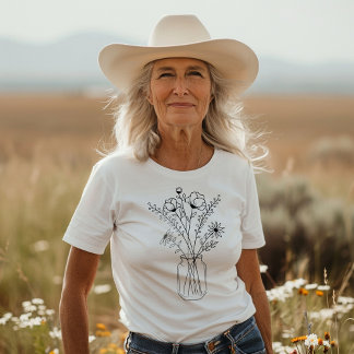Mason Burk Flowers T Shirt