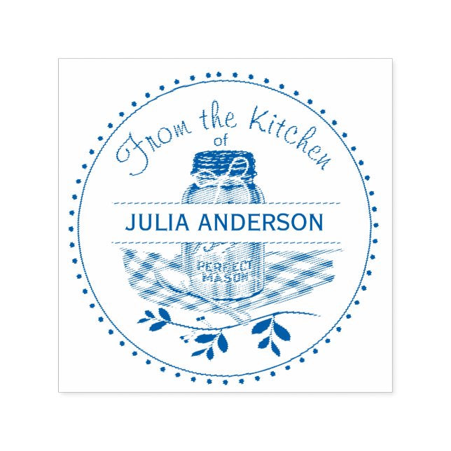 Mason Burk från köket Självfärgande Stämpel (Design)