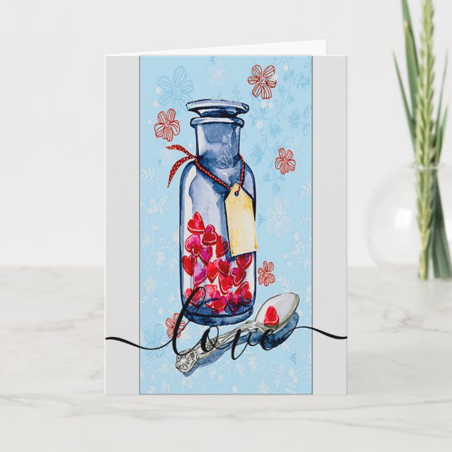 Mason Burk i Kärlek Helgkort (Framsida)