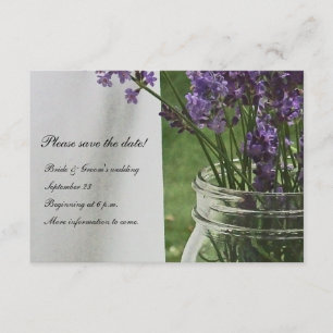 Mason Burk Lavender White Porch sparar datumet Spara Datumet