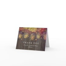 Mason Burk Ljus Bröllop Tack