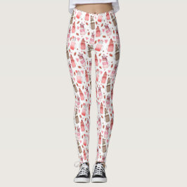 Mason Burk Milkshakes Valentine Mönster Leggings
