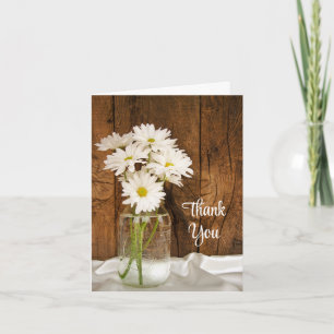 Mason Burk och Daisy Land Bridesmaid Tack Kort