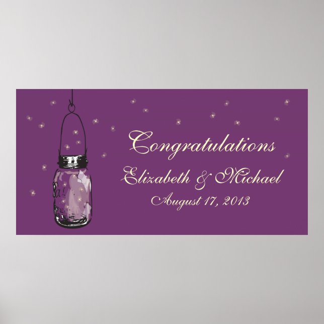 Mason Burk och Fireflies Banner Poster (Framsidan)