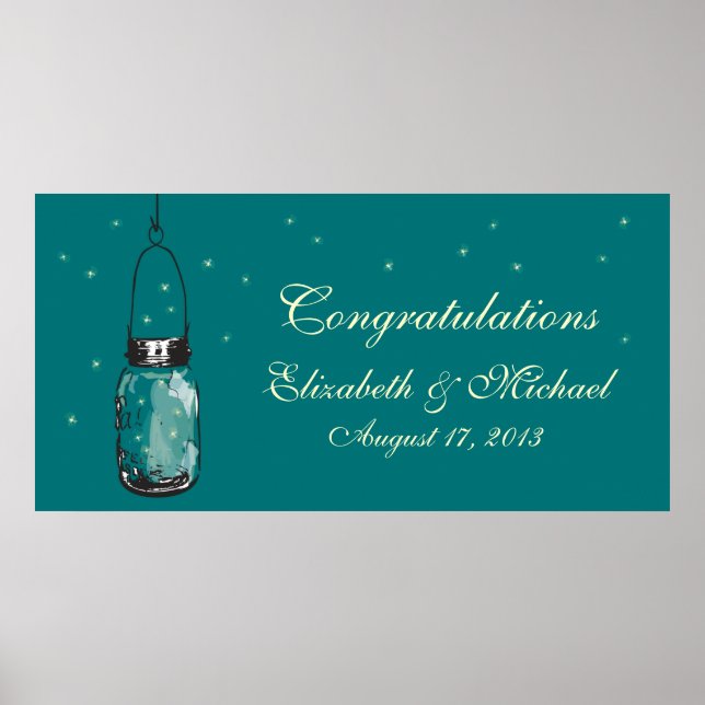 Mason Burk och Fireflies Banner Poster (Framsidan)