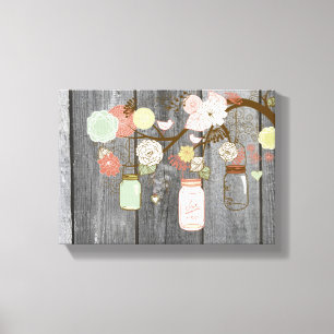 Mason Burk och Flowers Canvastryck