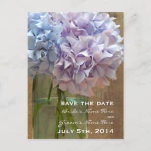 Mason Burk of Hydrangeas Spara postkortet för datu Meddelande Vykort