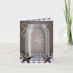 Mason Burk Rustic Stars Lila Tack Kort