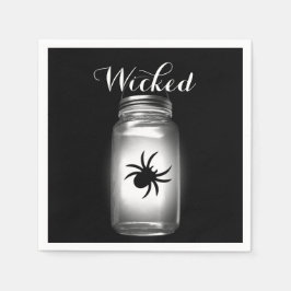 Mason Burk Spider Halloween Napkin Pappersservett