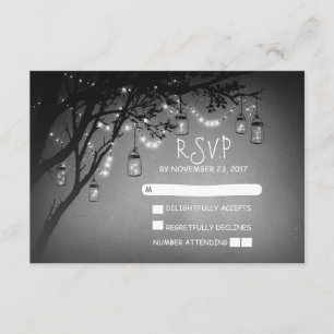 Mason burk träd land rustik bröllop OSA Kort