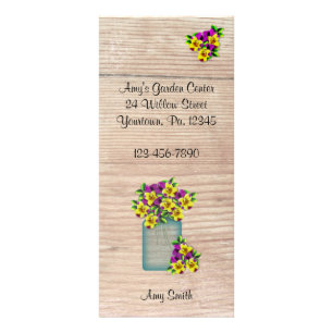 Mason Burk Violas Rack Card Reklamkort