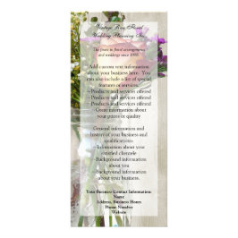 Mason Burk w/Ro och Wildblommor Reklamkort