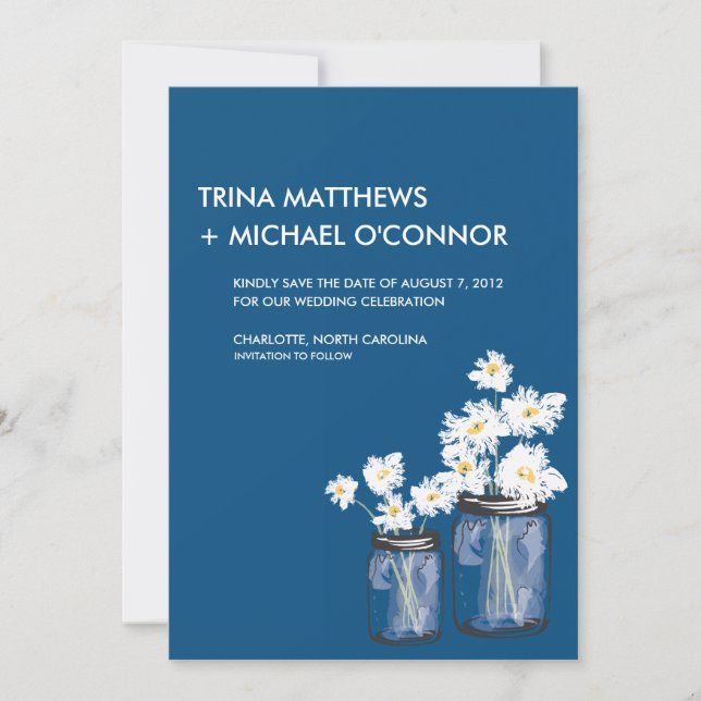 Mason Burk & White-Daisy Spara datum Spara Datumet (Framsida)