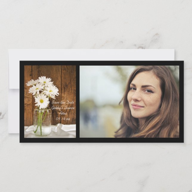 Mason Burk White Daisys Quinceañera Spara datum Spara Datumet (Framsida)