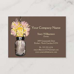 Mason Burk & Wildblommor Visitkort