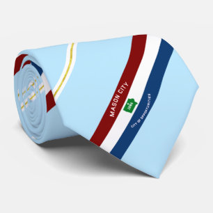 Mason City (Iowa) city flagga Neck Tie Slips