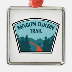 Mason-Dixon Trail Julgransprydnad Metall