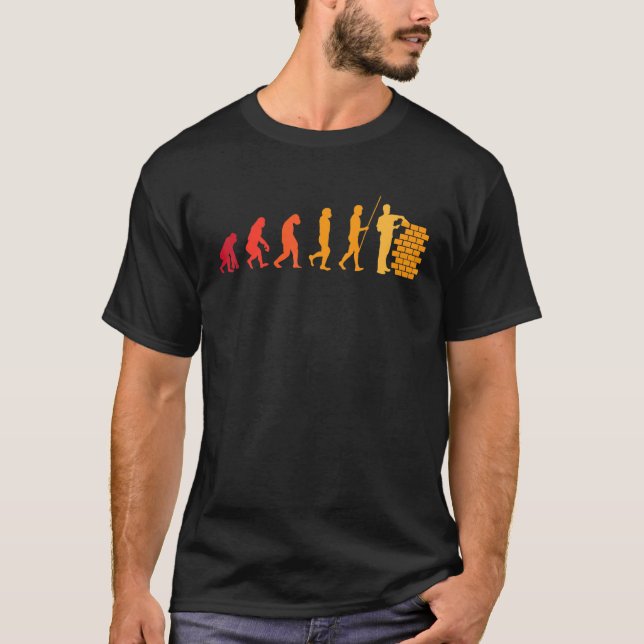 Mason Evolution Wall Builder T Shirt (Framsida)