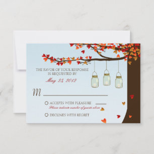 Mason Jar Ek RSVP OSA Kort
