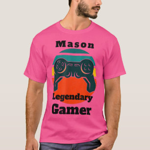Mason Legendary Gamer Video Game Player-styrenhet T Shirt