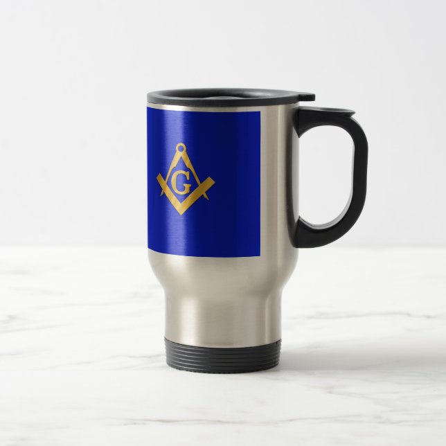 Mason - Masonic blått Resemugg (Höger)