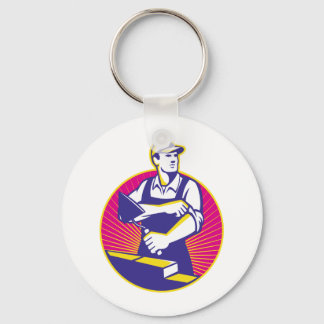 Mason Masonry Construction Worker Trowel Nyckelring