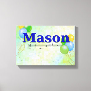 Mason Namn Canvas