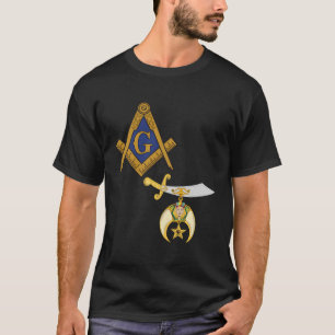 Mason Shriner Split Masonic Shrine Noble T Shirt