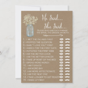 Masonburk Baby's Breath Shower Han Sa Hon Sa