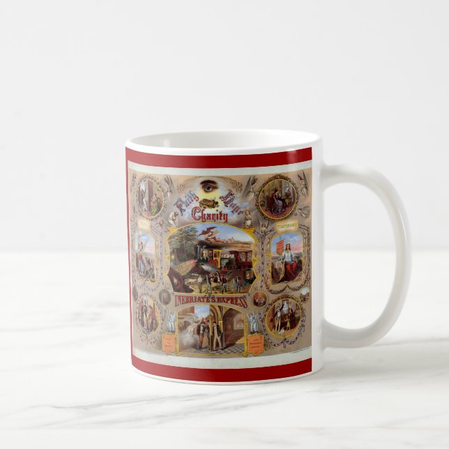 Masonic affisch kaffemugg (Höger)