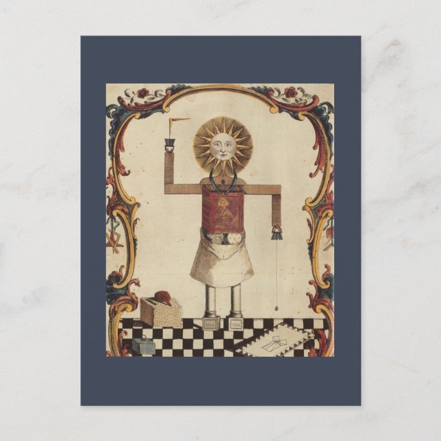 Masonic art vykort (Framsida)