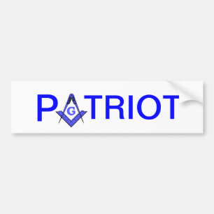 Masonic bildekal för patriot