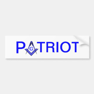 Masonic bildekal för patriot