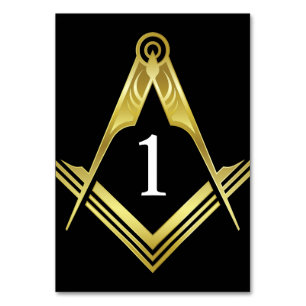Masonic Bord Dekorationer   Leveranser från Party Bordsnummer
