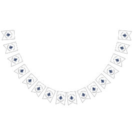 Masonic Bunting Banner Blue Clean Vimplar