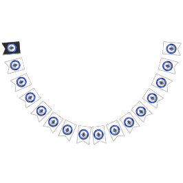 Masonic Bunting Banner Blue Vimplar