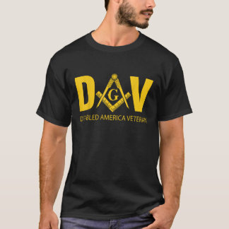 Masonic DAV Disable America Veteran Masons Far T Shirt