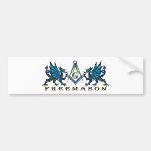 Masonic drakar bildekal