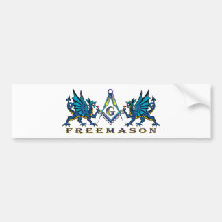 Masonic drakar bildekal